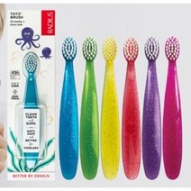 래디어스 토츠 유아칫솔 어린이 아기 키즈 칫솔 4개, 퍼플펄