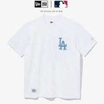 뉴에라 AP MLB 빅 페이즐리 LA 다저스 티셔츠 화이트 13086599