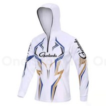 원스타몰 여름 남성용 바다낚시복 자외선차단 빠른건조 모기방지 피싱복, 5XL, 화이트블루