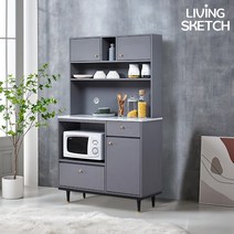 [리빙스케치]그레타 1000 주방수납장 세트 렌지대 뷔페장 국내제작