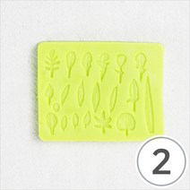 파스텔크래프트 미니어처 20종 찍기틀 6x4.5cm (2개입)