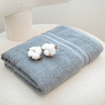 쉬라즈 더블보더 40수 바스타월 450g 대형수건 1장, 1개, 그레이