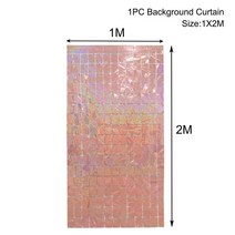 Tulle Roll Organza 리본 커튼 배경 소박한 웨딩 장식 사랑 결혼 생일 파티 용품, 07 Rose Gold Style 2