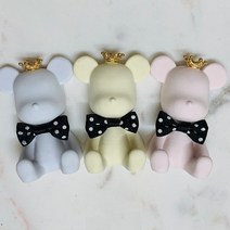땡땡리본 빅베어브릭석고방향제 돌웨딩답례품 단체퇴사개업선물 석고방향제/오퓨저, 차량용_블루(클린코튼)