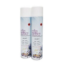 녹지않는 눈스프레이 350ml 2개 민스노우 크리스마스트리