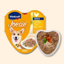 비타크래프트 조에시 하트캔 강아지 간식 85g, 치킨 + 당근 + 완두콩 혼합맛, 30개