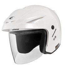 코미네(KOMINE) 오토바이용 에이라2 HK-1651 ABS 쉘제트 헬멧, Pearl White