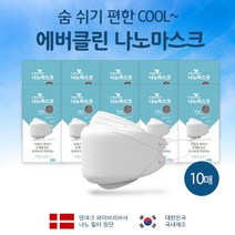 장당590원 나노마스크 덴마크나노필터 10매 에버클린 나노 마스크, ★상품만족해요!!, ★상품만족해요!!