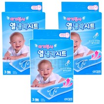 아기천사 열냉각시트 6매입 쿨링시트 얼음주머니대용, 3개