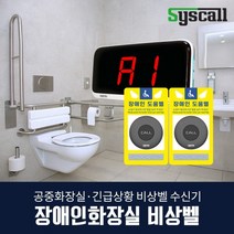 장애인 화장실 비상벨 수신기 세트 점자사인보드 장애인도움벨, 세트1)수신기1+호출벨1+점자 사인보드1