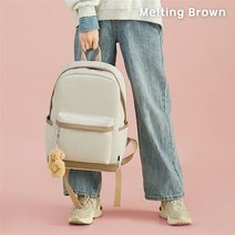 로즈블로썸 멜팅브라운 여성 심플 데일리 대학생 중고생 백팩 3color (8108873)