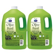 키친솝 올리브앤바질 친환경 주방세제 3L x 2개, 단품