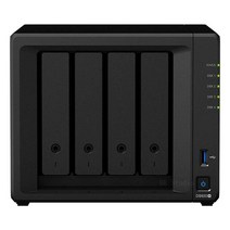 정리왕 Synology DS920 NAS 4 베이 4G 디스크없는 네트워크 클라우드 스토리지 서버 4-코어 2.0 GHz, [01] DS920 plus