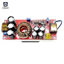 변환기 dcDC-DC 부스트 컨버터 1800W/1200W 40A 20A 스텝 업 전원 공급 장치 모듈 10-60V ~ 12-90V 가변 전, 1200W, 01 1200W