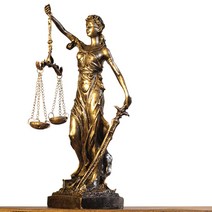 로스쿨 법무법인 정의의 여신상 동상 장식품 테미스, 공정의 여신 동상 27cm