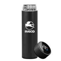 iveco 호환 트럭 악세서리 소품 휴대용 스테인레스 스틸 진공 컵 데일리 커피 머그잔, 검은색