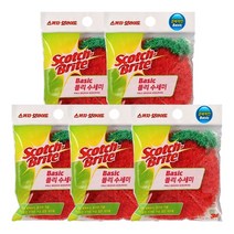 3M폴리수세미 5P 아크릴수세미