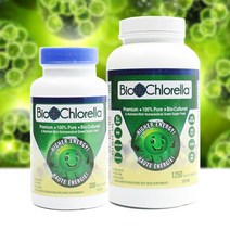 캐나다 바이오 클로렐라 플래티넘 100% 순수 클로렐라 비타민 미네랄, 1250정