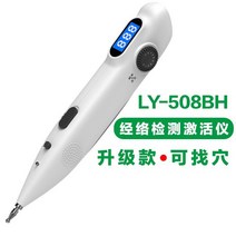 압진기 경락 펜 전자 침술 펜은 경락을 따라 경혈 에너지 프로브 및 충전식 경혈 찾기 마사지기, 2_하얀
