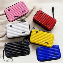 미니 하드 캐리어파우치 다용도 여행용 화장품 캐리어 파우치