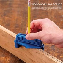 그무개 센터 라인 게이지 파인더 센터 스크라이버 carpenter woodworking tools 마킹 센터라인 게이지 나무 마크 마커 로케이터 스크라이브, 회색, 1개
