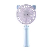 삼우힐링라이프 레인보우 캔디캣 LED 선풍기, FAN-109, 랜덤 발송