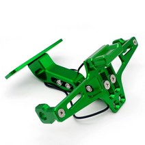 [해외]번호판 홀더 오토바이 액세서리 Yamaha dt 125 xj6 raptor 700 dt 50 tmax 530 ybr 125 부품 pw50 bws 100 xvs 950, 녹색