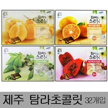 [ILΞ9] 제주탐라초콜릿 대형(32개입)x2박스 초코렛 녹차 한라봉 신혼여행선물 백년초 용바 도렛 초코바 감귤 초콜 도기념품_EΞ82076Ea, 백년초초콜릿, opΞ감귤초콜릿