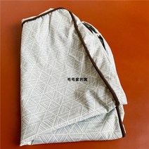 강아지 산책 매트 방석 이불 쿠션 만들기 쇼파 소파 애견 여름 침대 해먹 사계절 고양이, B.기하학커버, 90x60cm개