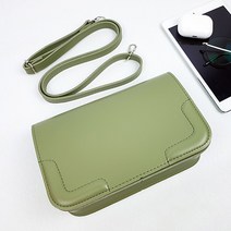 홍대언니 옷핀 레더 스퀘어 크로스백 핸드백 GCP