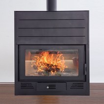 벽난로 콘솔 폭좁은 엔틱 모던 테이블 실제 화재 장작 유럽 스타일의 거실 빌라 농촌 난방 독립 내장, 5. 블랙 새 모델 1200 사이즈