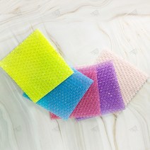20cm 하트 뽁뽁이 비닐 봉투 봉지 포장 보관 택배 기포 완충 소포, E_그린1P, 1개