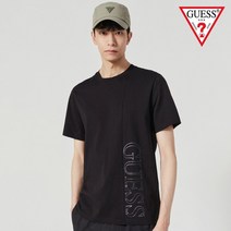 게스 남성 절개 프린트 반팔티 NN2K0345