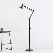 LED 거실 장스탠드 인테리어 플로우조명 각도조절, 화이트