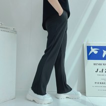 플리츠주름 와이드 트라우저 밴딩팬츠(WD)