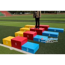 시상대 수상대 체육대회시상 육상 순위 단상 학교 학원 야유회 운동회, 스틸70x50(총길이2.1미터)기준