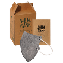 샤인마스크 숨쉬기편한 얇은 새부리형, 개별포장(30매), 라이트그레이