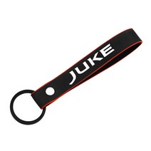 자동차 외곽부품드라이브 안전 키 체인 스웨이드 가죽 닛산 Juke 남자 여자 친구 남편 자동차 액세서리, 01 빨간, 01 빨간