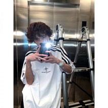 메탈리카티셔츠 아얄라 오리지널 매크로 메탈 지퍼 디자인 감각 아메리칸 스트리트 루즈 반팔티 남녀 커플 2023330989