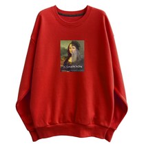 포케이 다빈치 맨투맨 남녀공용 특양면 오버핏