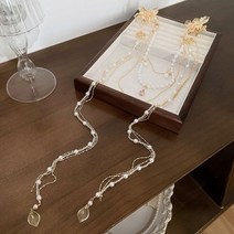 한복 머리 뒤꽂이 헤어핀 웨딩 장식 패션 진주 모조 다이아몬드 꽃 긴 술 머리핀 크리에이티브 헤어 클립 액세서리