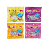 졸리팝 무설탕 과일 막대사탕 캔디 4가지 맛 (딸기 포도 파인애플 오렌지) 8개입/1봉