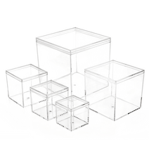 정육면체 아크릴 투명 케이스, 4.5cm