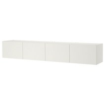 이케아 PLATSA 플랏사 벽수납장 - 화이트 폰네스/화이트 240x42x40 cm