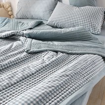 어코지 라이프공방 4계절체크킹사이즈이불 이불 먼지없는여름