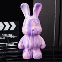 토끼 플루이드페인팅 토끼장식세트 DIY 푸어링래빗 액체페인팅키트 세트 푸어링아트, 토끼 + 화이트 + 연분홍 + 보라 + 도구세트