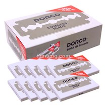 도루코 화장도 안전면도기 양날면도날 100입