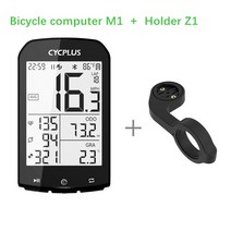 CYCPLUS M1 자전거 액세서리 GPS 자전거 컴퓨터 사이클링 속도계 Garmin Zwift 용 블루투스 4.0 ANT Ciclismo 파워 미터, M1 및 홀더 Z1