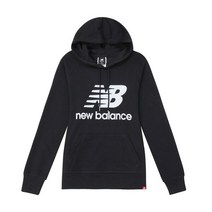 [뉴발란스] NB 에센셜 후드티 블랙 여자 스포츠 트레이닝 후디 WT03550-BK