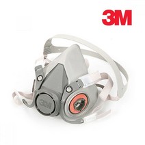 3m 방독면 본체 단품 작업용마스크 공장 사계절 편한착용감 위생마스크 1회용